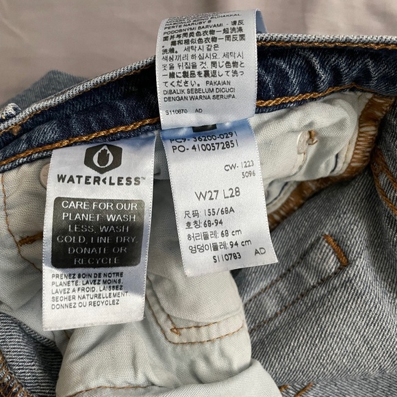 Levi’s 501 Straight Jeans Medium Wash 27Wx28L - Picture 6 of 7